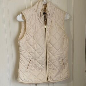 Old Navy Women's Beige Quilted Vest